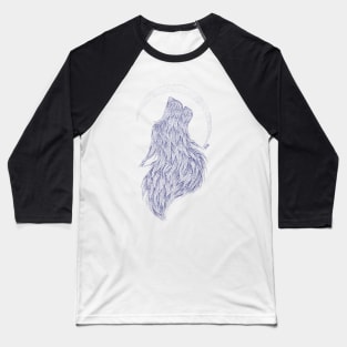 Wulf-blue Baseball T-Shirt